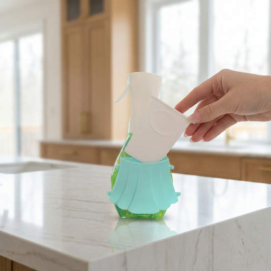 Gunk Gal Scraper | Kitchen Tool for Burnt Food & Tough Messes (Teal)