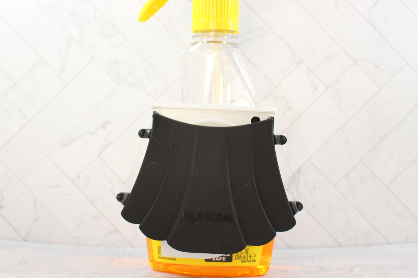 Gunk Gal Scraper | Kitchen Tool for Burnt Food & Tough Messes (Black)