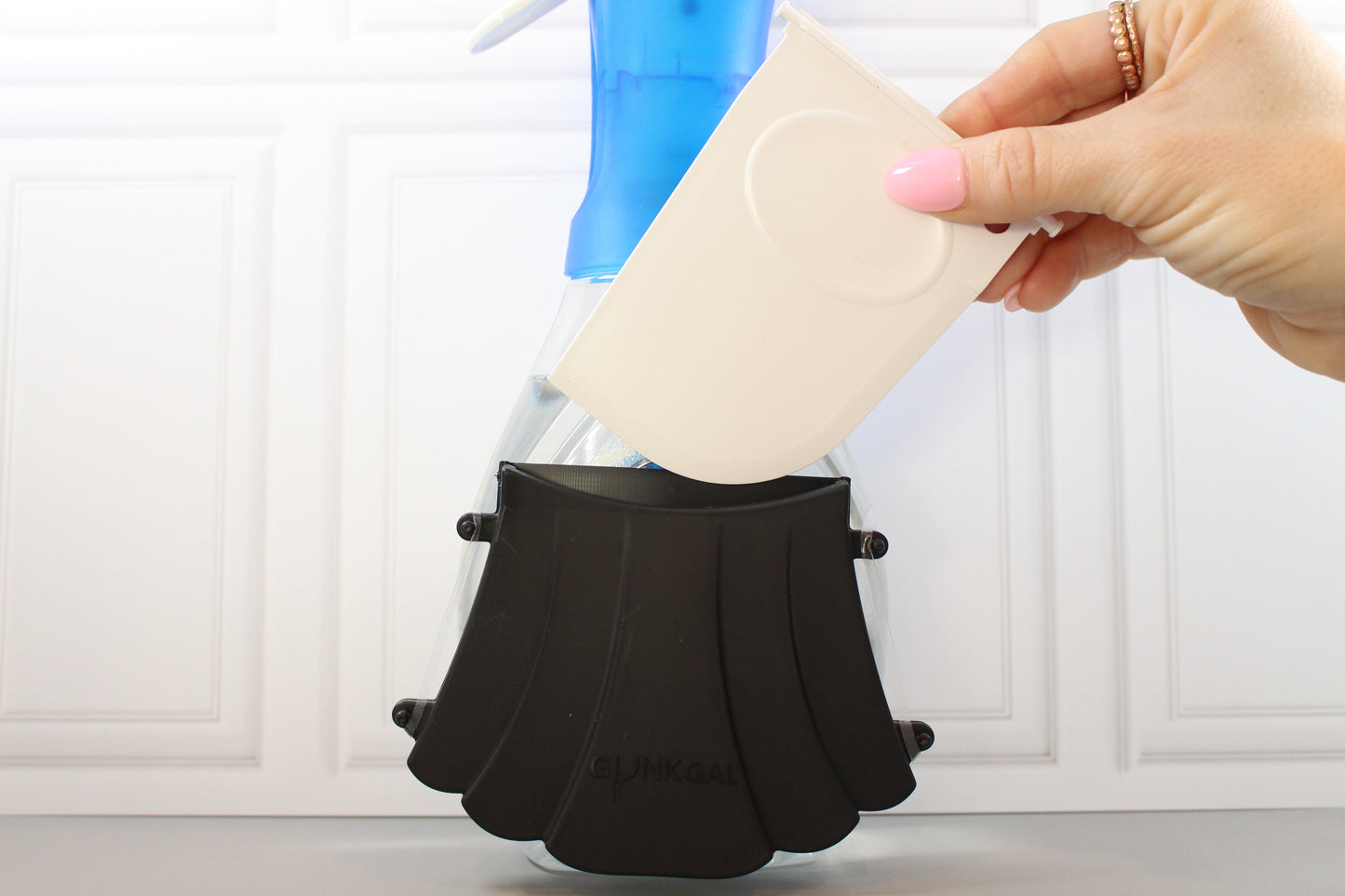 Gunk Gal Scraper | Kitchen Tool for Burnt Food & Tough Messes (Black)