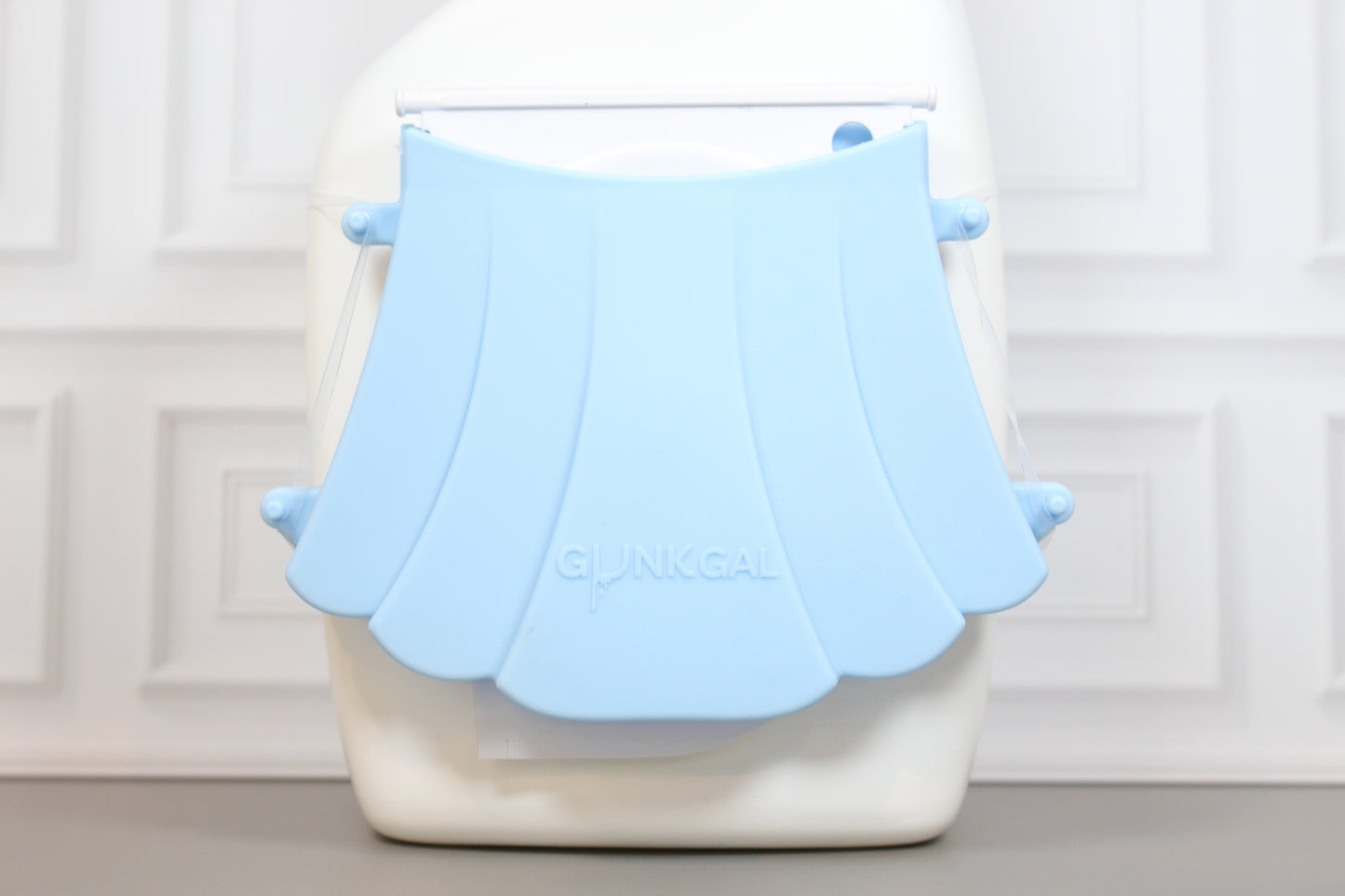 Gunk Gal Scraper | Kitchen Tool for Burnt Food & Tough Messes (Light Blue)