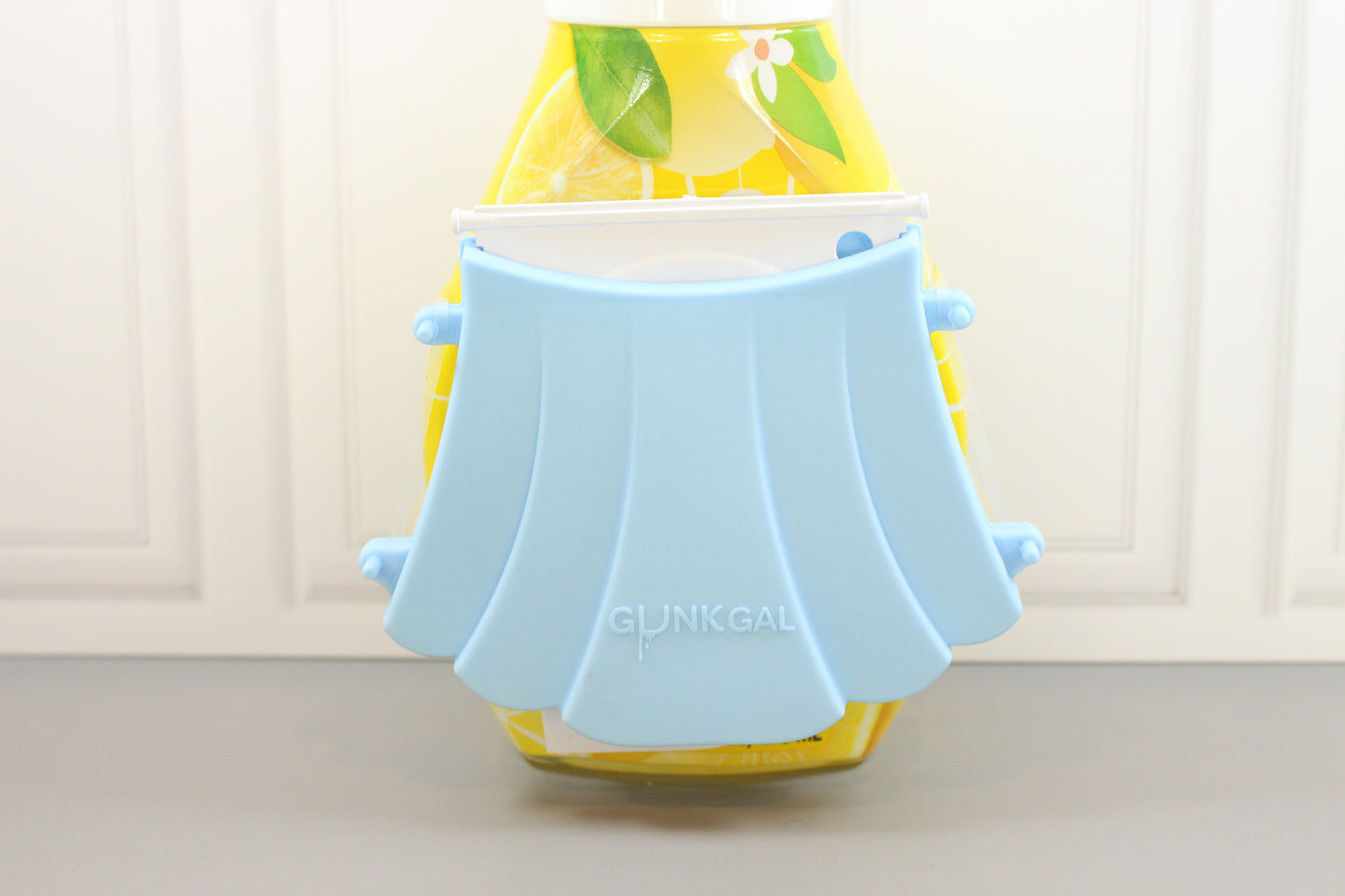 Gunk Gal Scraper | Kitchen Tool for Burnt Food & Tough Messes (Light Blue)
