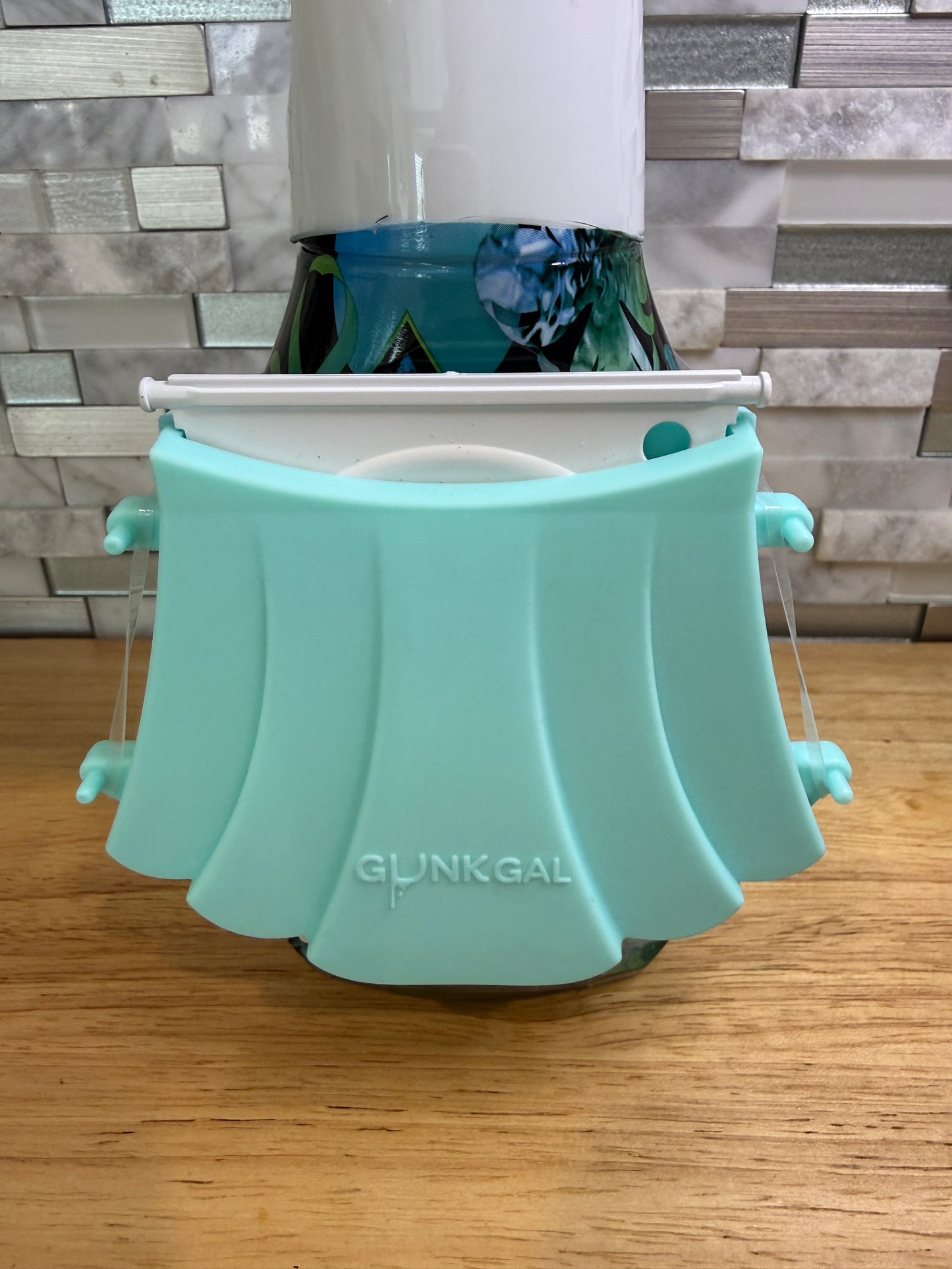 Gunk Gal Teal Skirt Scraper for Crafts and Adhesive Cleanup