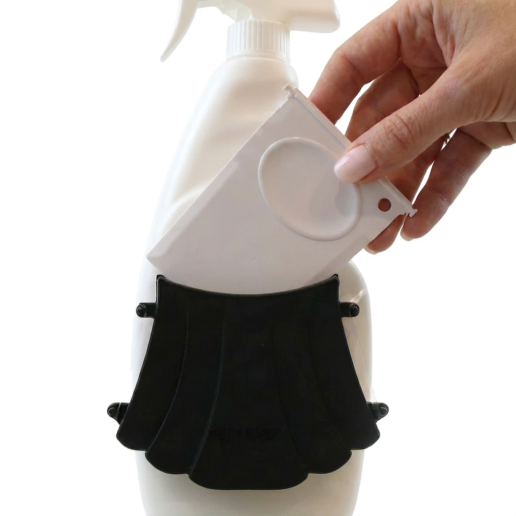 Gunk Gal Scraper | Kitchen Tool for Burnt Food & Tough Messes (Black)