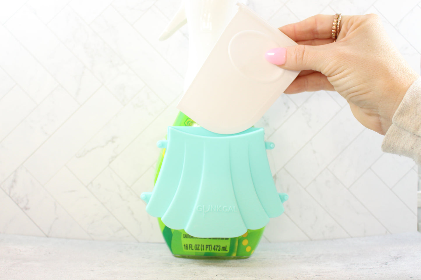 Gunk Gal Scraper | Kitchen Tool for Burnt Food & Tough Messes (Teal)